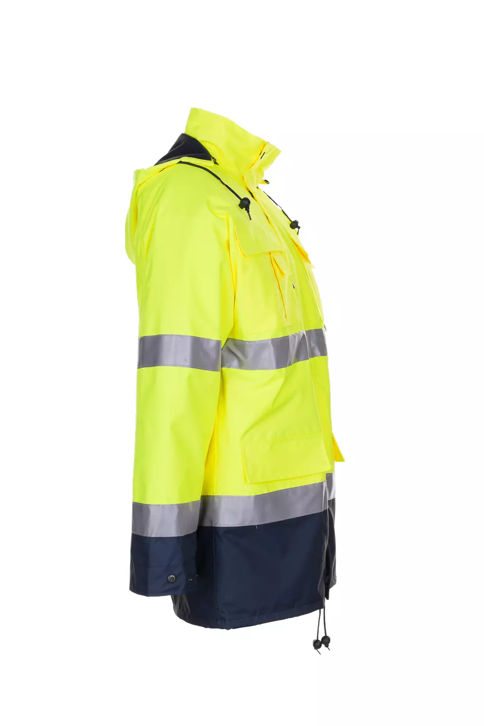 Planam 2057-WAPAC, Warnschutz-Parka zweifarbig Gelb/Marine, image 4, gallery thumbnail