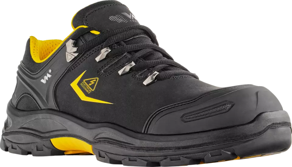 VM Footwear 6405-SBEP, PENSYLVANIA Dielektriska låga skyddsskor, SBP, svart/gul, image 1, gallery thumbnail
