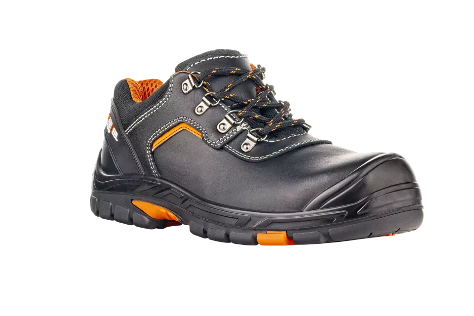 VM Footwear 2715-S3, MISSOURI Safety Low Shoes, S3, Black/Orange, image 1, gallery thumbnail