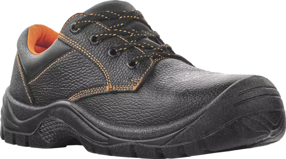 VM Footwear 3185-O2, RIJEKA Occupational Low Shoes, S3, Black/Orange, image 1, gallery thumbnail