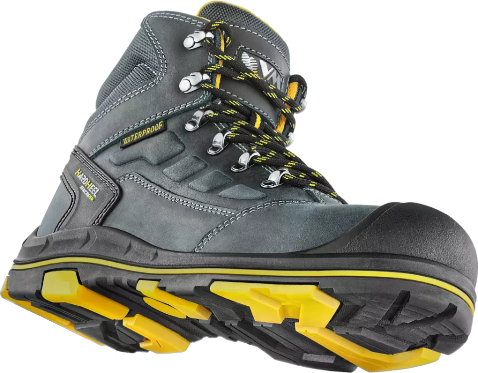 VM Footwear 2540-S7LESD, DORTMUND Sicherheitsknöchelschuhe S7, Grau/Gelb, image 1, gallery thumbnail