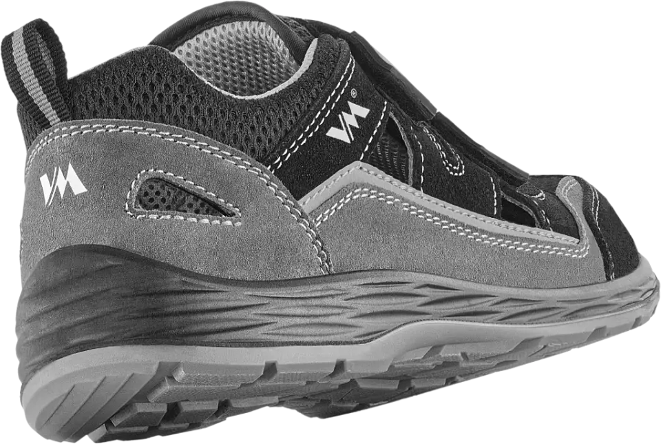 VM Footwear 2025-S1PLESD, LIVORNO Sicherheitssandalen S1P, Schwarz/Grau, image 2, gallery thumbnail