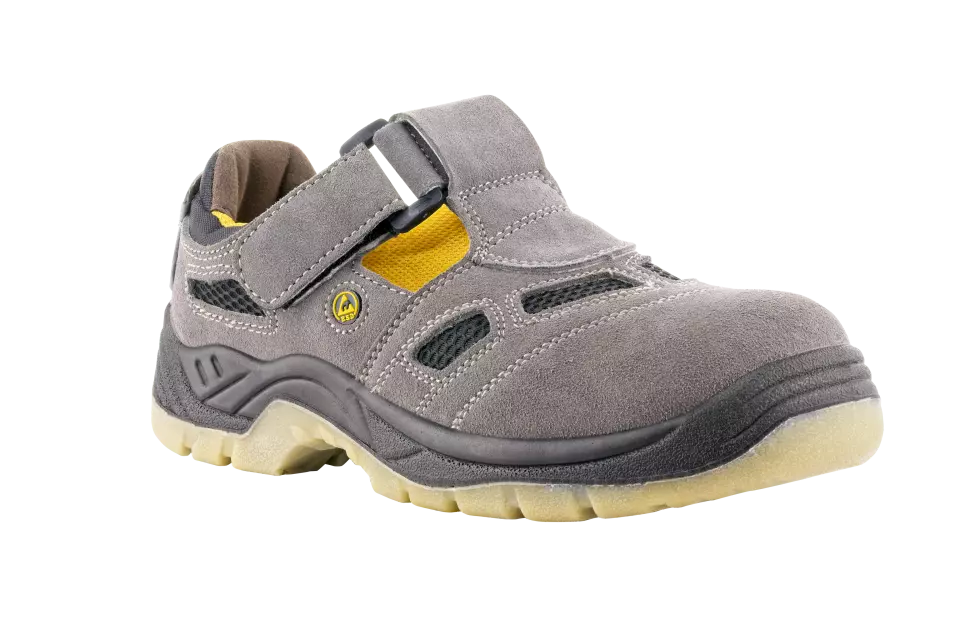 VM Footwear 2885SN-S1ESD, BERN Safety Sandals, S1, Gray/Black, image 1, gallery thumbnail