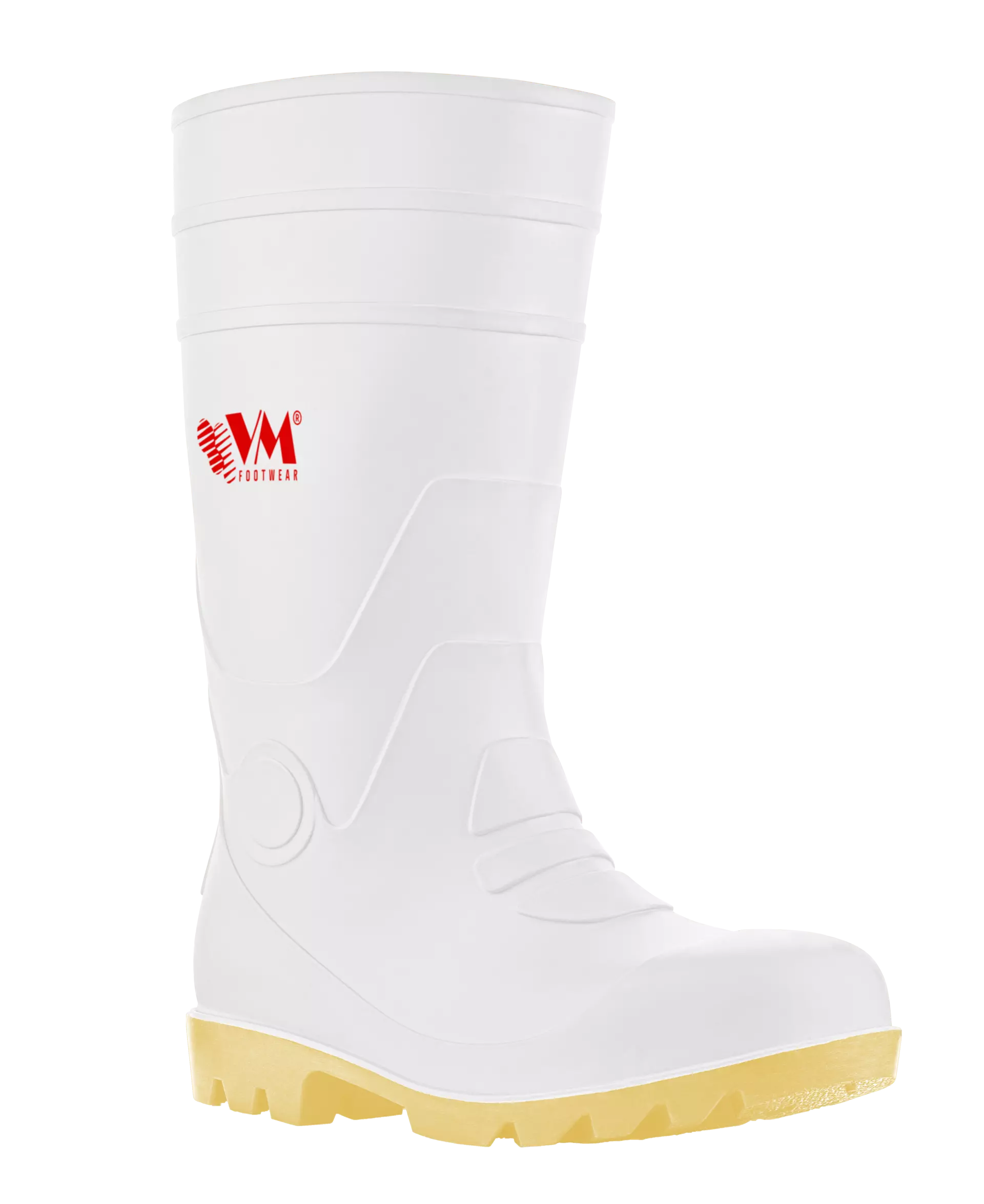 VM Footwear 1003-O4, NAGANO Berufs-Gummistiefel O4, Weiß/Gelb, image 1