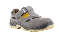 VM Footwear 2885SN-S1ESD, BERN Safety Sandals, S1, Gray/Black