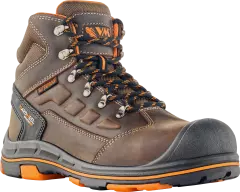 VM Footwear 2550-O6ESD, STUTTGART Occupational Ankle Shoes, O6 ESD, Brown/Black
