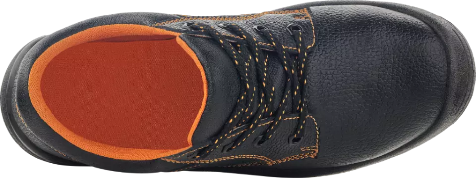 VM Footwear 3185-O2, RIJEKA Occupational Low Shoes, S3, Black/Orange, image 4, gallery thumbnail