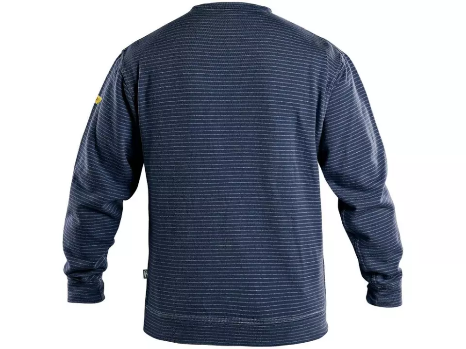 CXS 1130-140-414-00, Denali Antistatisches ESD-Sweatshirt, Dunkelblau, image 2, gallery thumbnail