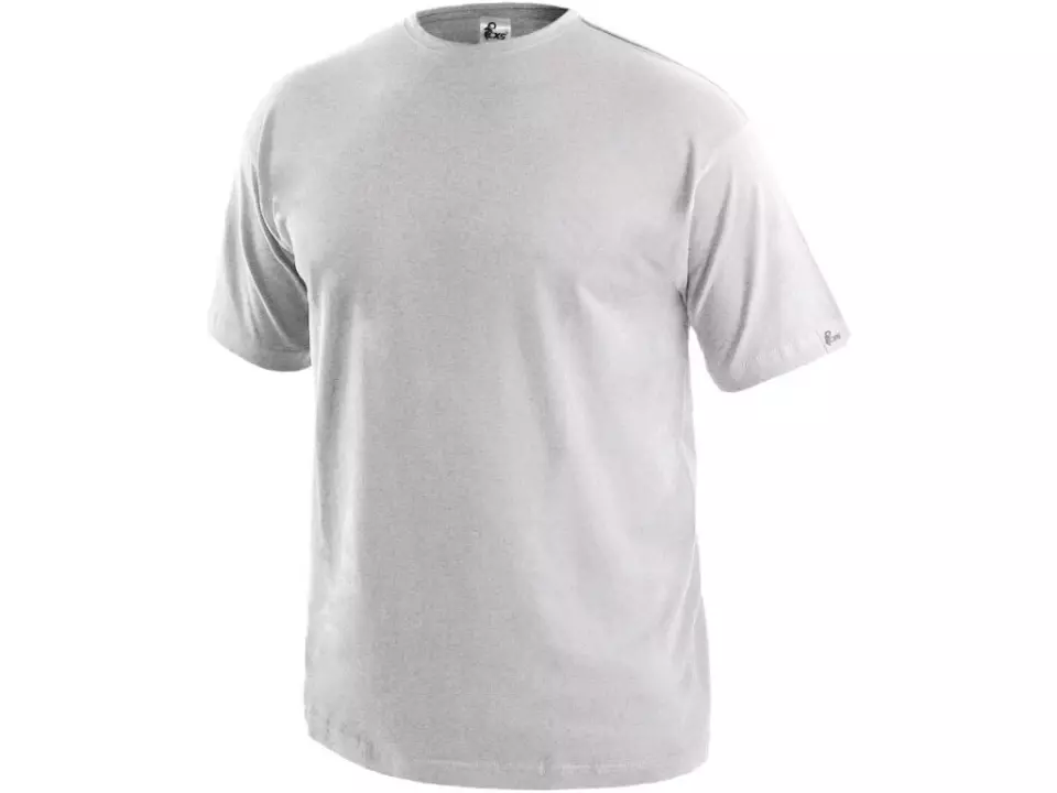 CXS 1610-001-714-00, Daniel Kurzarm-T-Shirt, Hellgrau Meliert, image 1, gallery thumbnail