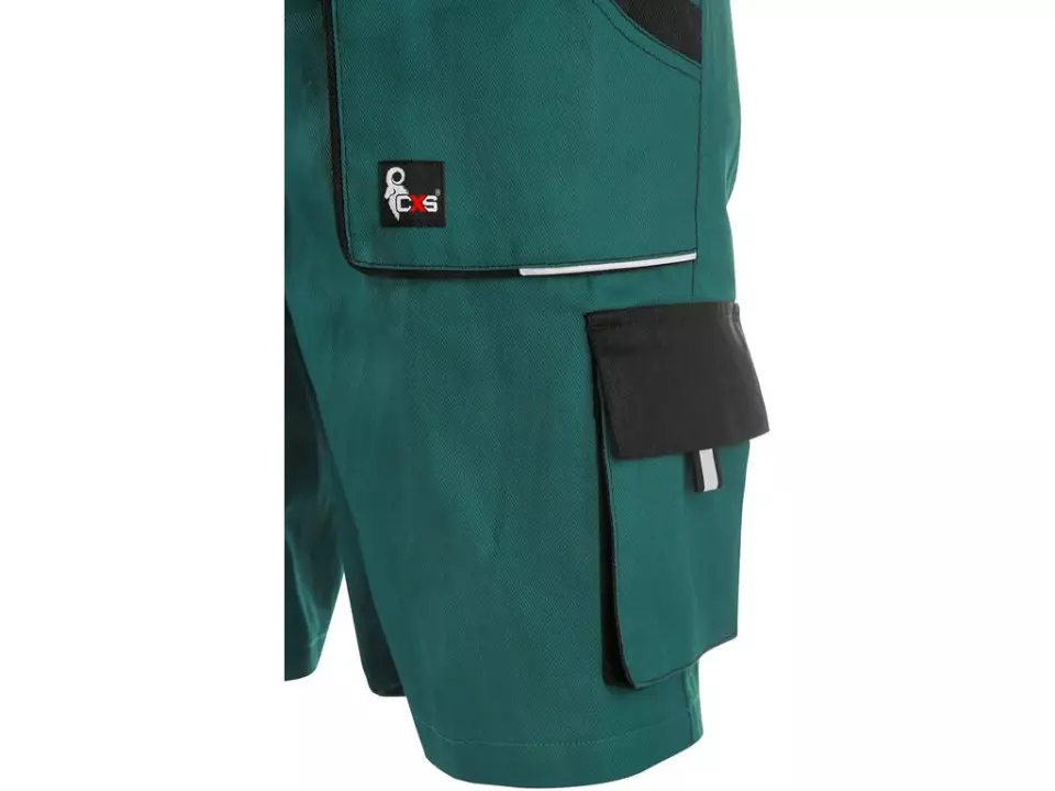 CXS 1060-006-510-00, Luxy Tomáš Men's Shorts, Green/Black, image 2, gallery thumbnail
