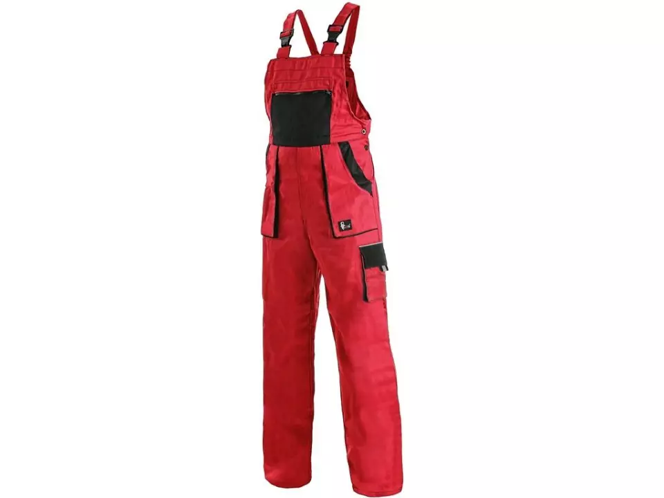 CXS 1030-008-260-00, Luxy Sabina Damen-Latzhose, Rot/Schwarz, image 1, gallery thumbnail