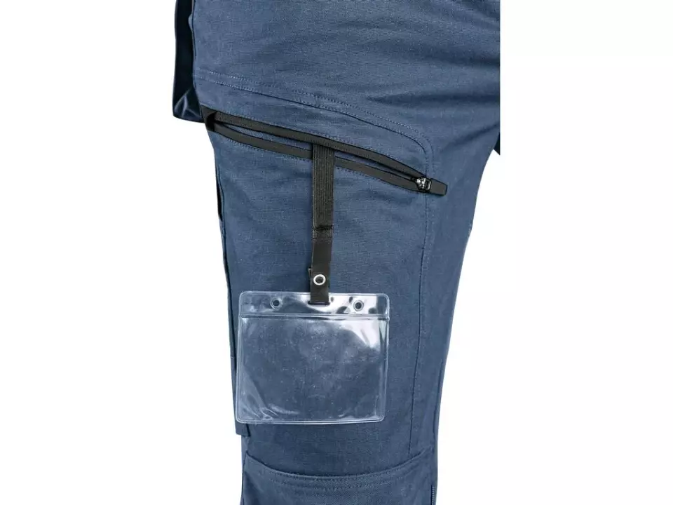 CXS 1020-120-411-00, Leonis Men's Trousers, Blue with Black Accessories, image 4, gallery thumbnail