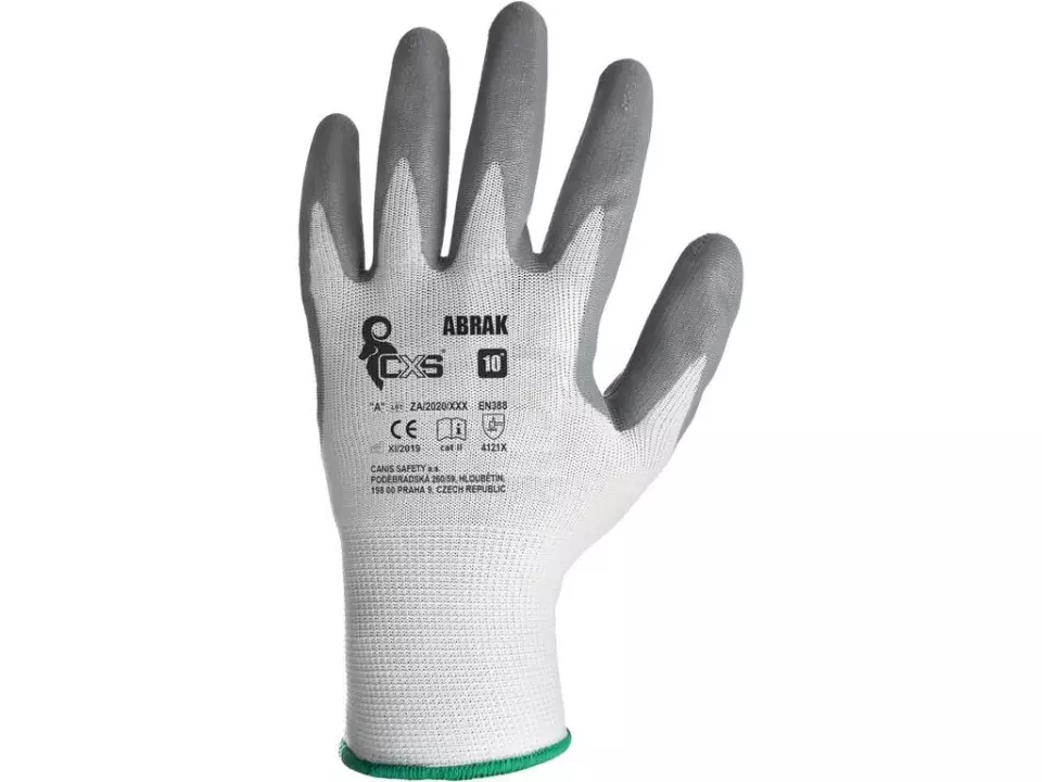 CXS 3410-064-000-00, Abrak Gloves with Blister, Dipped in Nitrile, image 1, gallery thumbnail