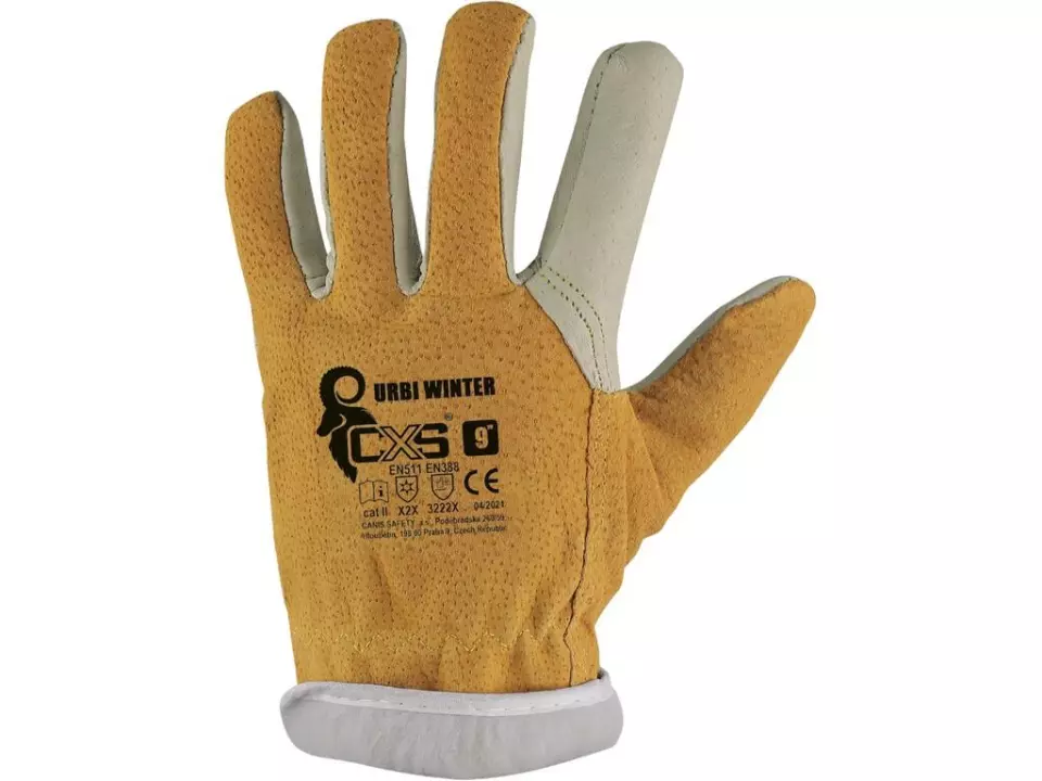 CXS 3700-007-000-00, Urbi Winter Leather Gloves, image 1, gallery thumbnail