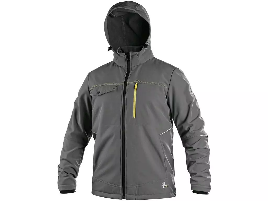 CXS 1230-116-700-00, Stretch Men's Softshell Jacket, Grey, image 1