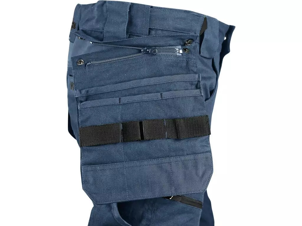 CXS 1020-120-411-00, Leonis Men's Trousers, Blue with Black Accessories, image 3