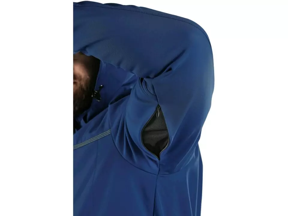 CXS 1230-116-414-00, Stretch Men's Softshell Jacket, Dark Blue, image 4, gallery thumbnail