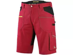 CXS 1060-027-260-00, Stretch Men's Working Shorts, Red/Black