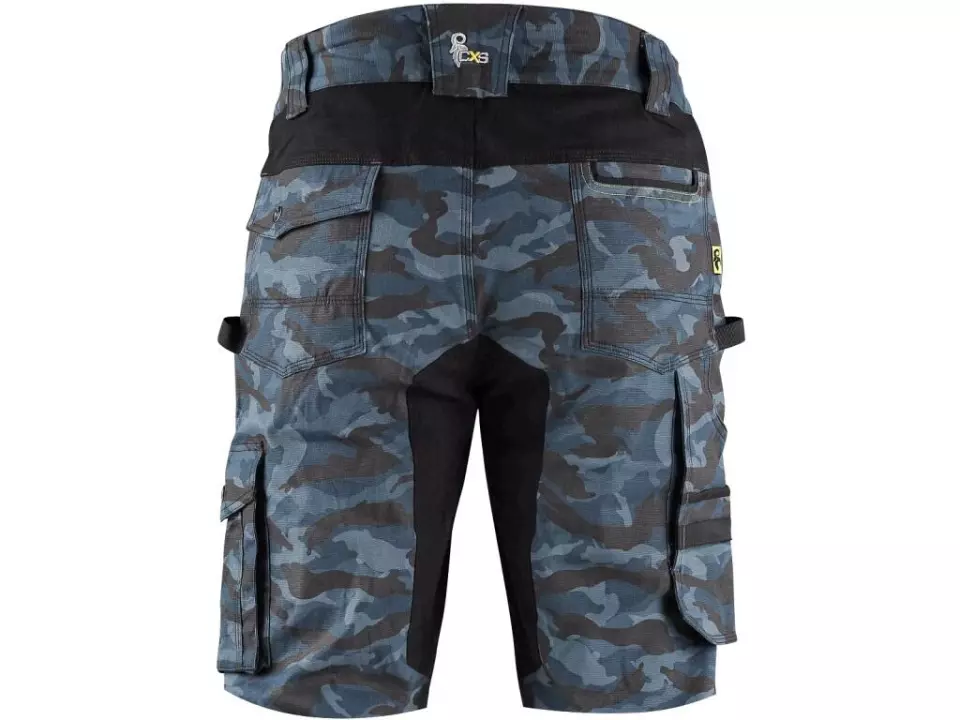 CXS 1060-027-435-00, Stretch Arbetsshorts för män, Camo Blue, image 2, gallery thumbnail