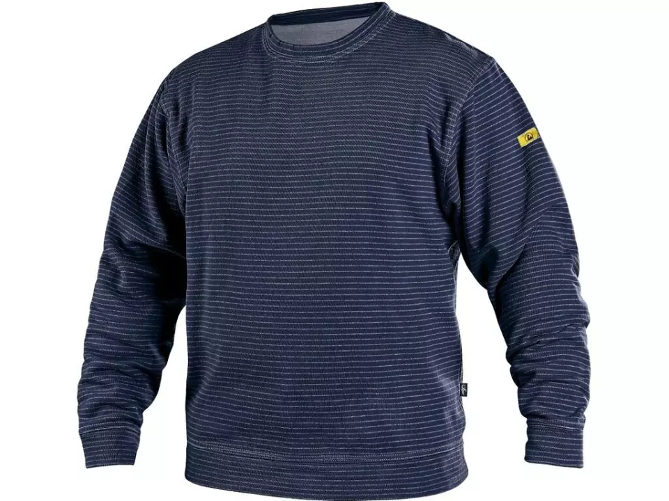 CXS 1130-140-414-00, Denali Antistatisches ESD-Sweatshirt, Dunkelblau, image 1, gallery thumbnail
