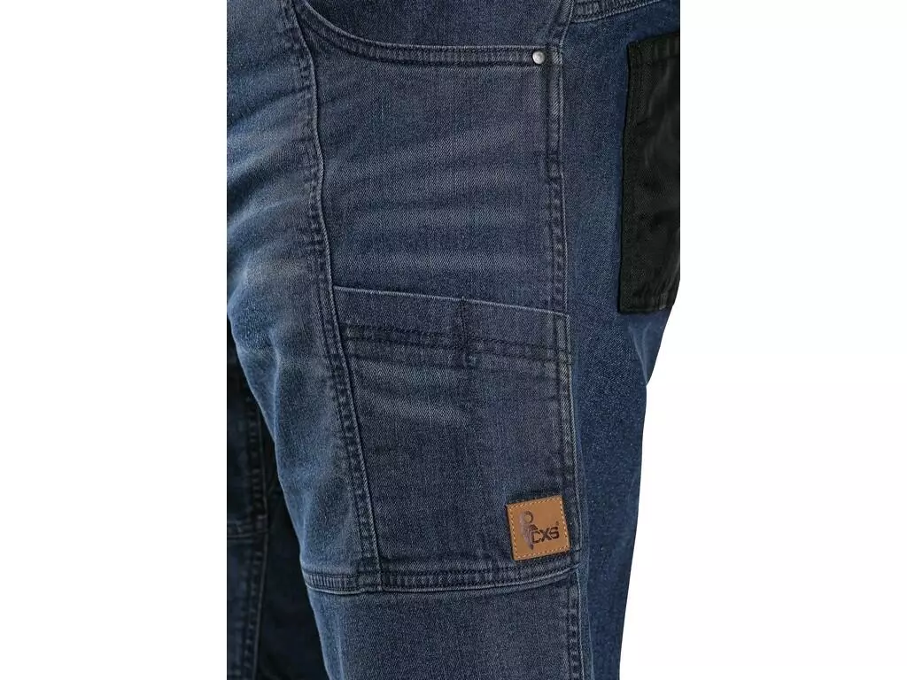 CXS 1450-040-411-00, Muret Men's Denim Shorts, Blue/Black, image 4