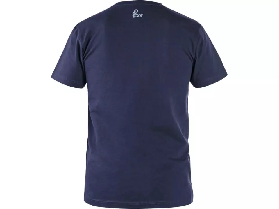 CXS 1610-430-400-00, Workwear Short Sleeve T-shirt, Blue, image 2, gallery thumbnail
