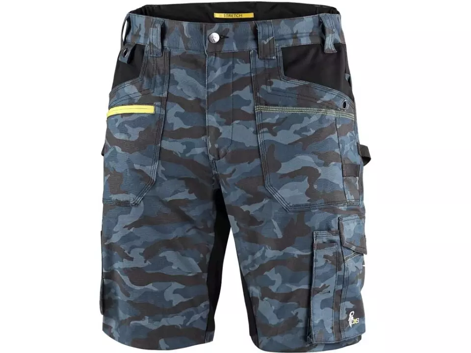 CXS 1060-027-435-00, Stretch Arbetsshorts för män, Camo Blue, image 1, gallery thumbnail