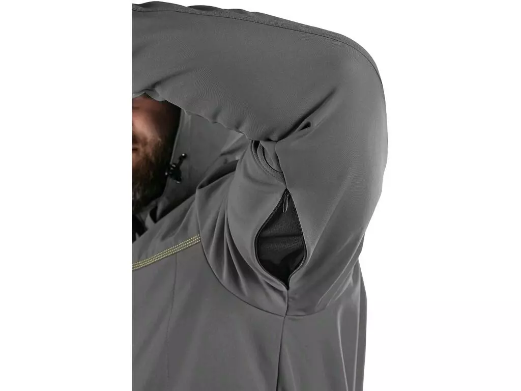 CXS 1230-116-700-00, Stretch Men's Softshell Jacket, Grey, image 4