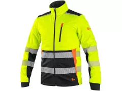 CXS 1117-001-160-00, Benson High Visible Softshell Jacket, Yellow/Black