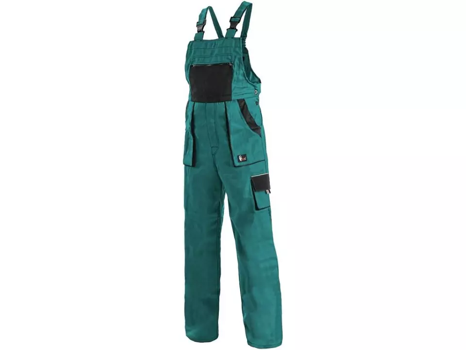 CXS 1030-008-510-00, Luxy Sabina Damen-Latzhose, Grün/Schwarz, image 1, gallery thumbnail