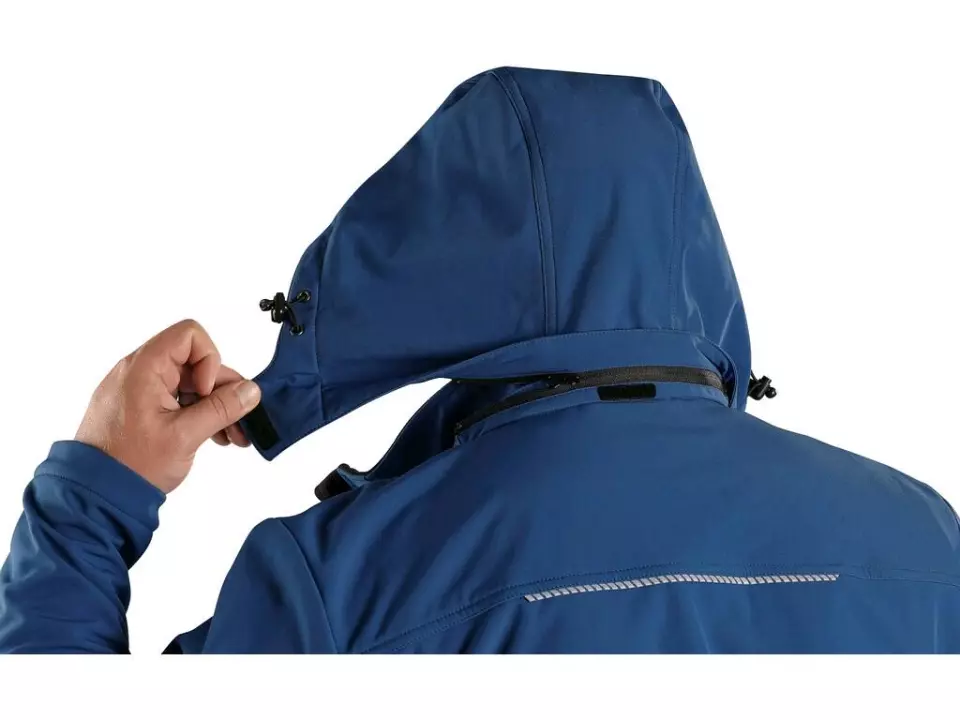 CXS 1230-116-414-00, Stretch Men's Softshell Jacket, Dark Blue, image 3, gallery thumbnail