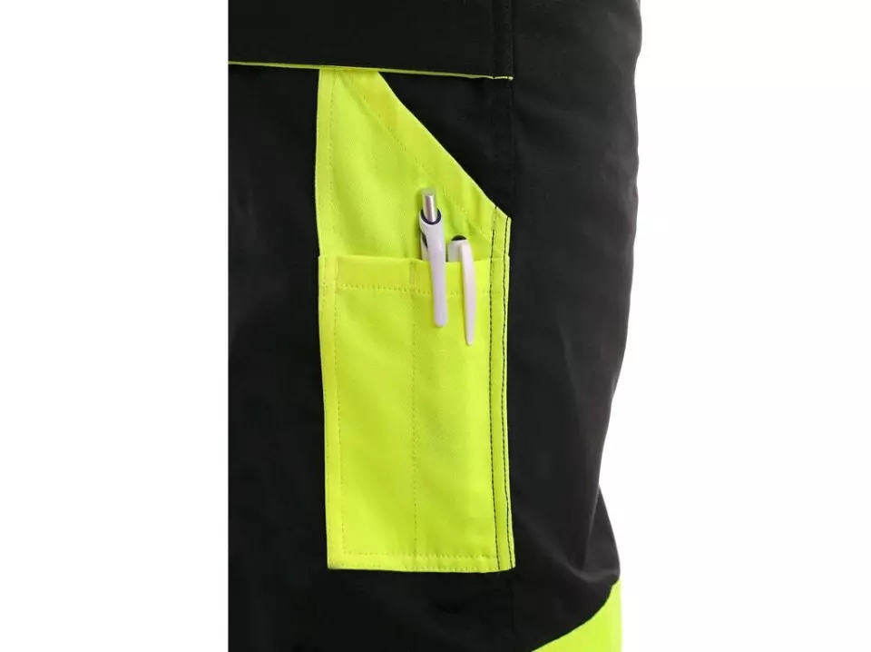 CXS 1030-001-802-00, Sirius Brighton Herren Latzhose, Schwarz/Gelb, image 3, gallery thumbnail