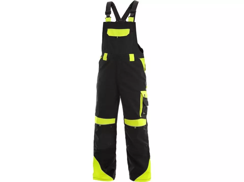 CXS 1030-001-802-00, Sirius Brighton Herren Latzhose, Schwarz/Gelb, image 1, gallery thumbnail