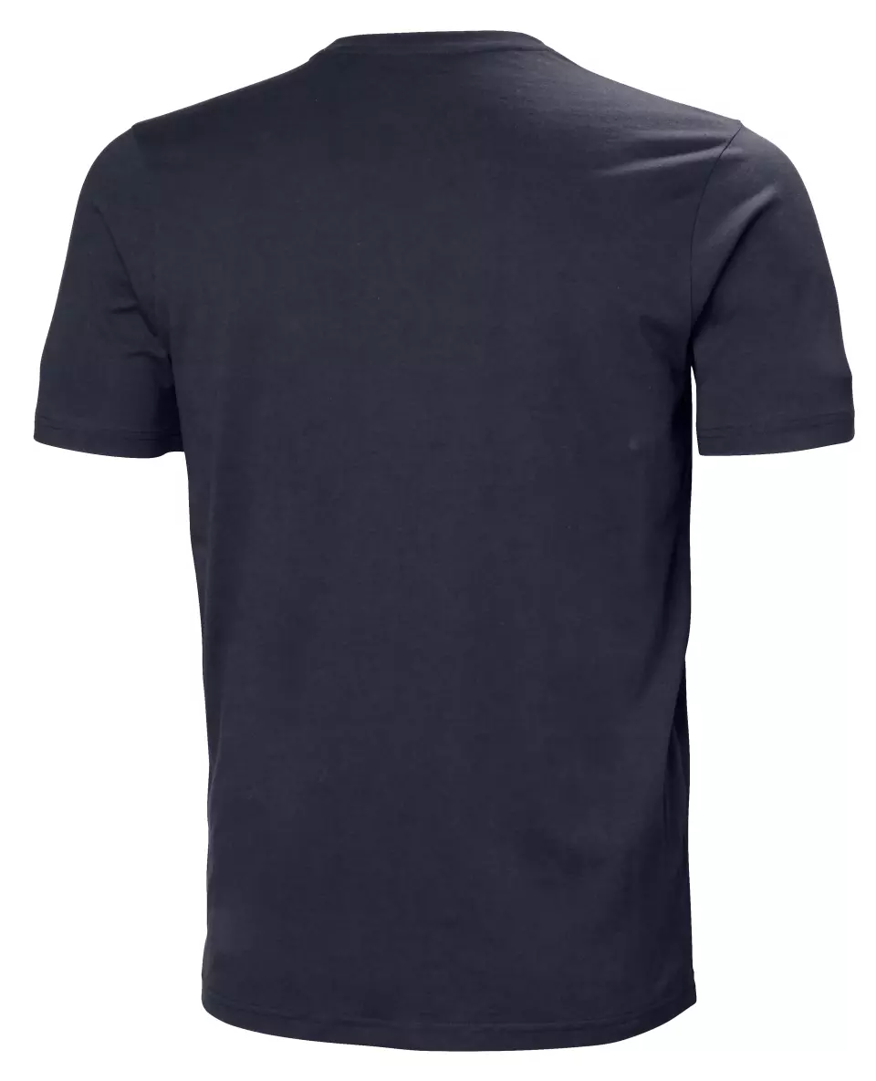 Helly Hansen 79161-590, Classic T-Shirt, Navy, image 2, gallery thumbnail
