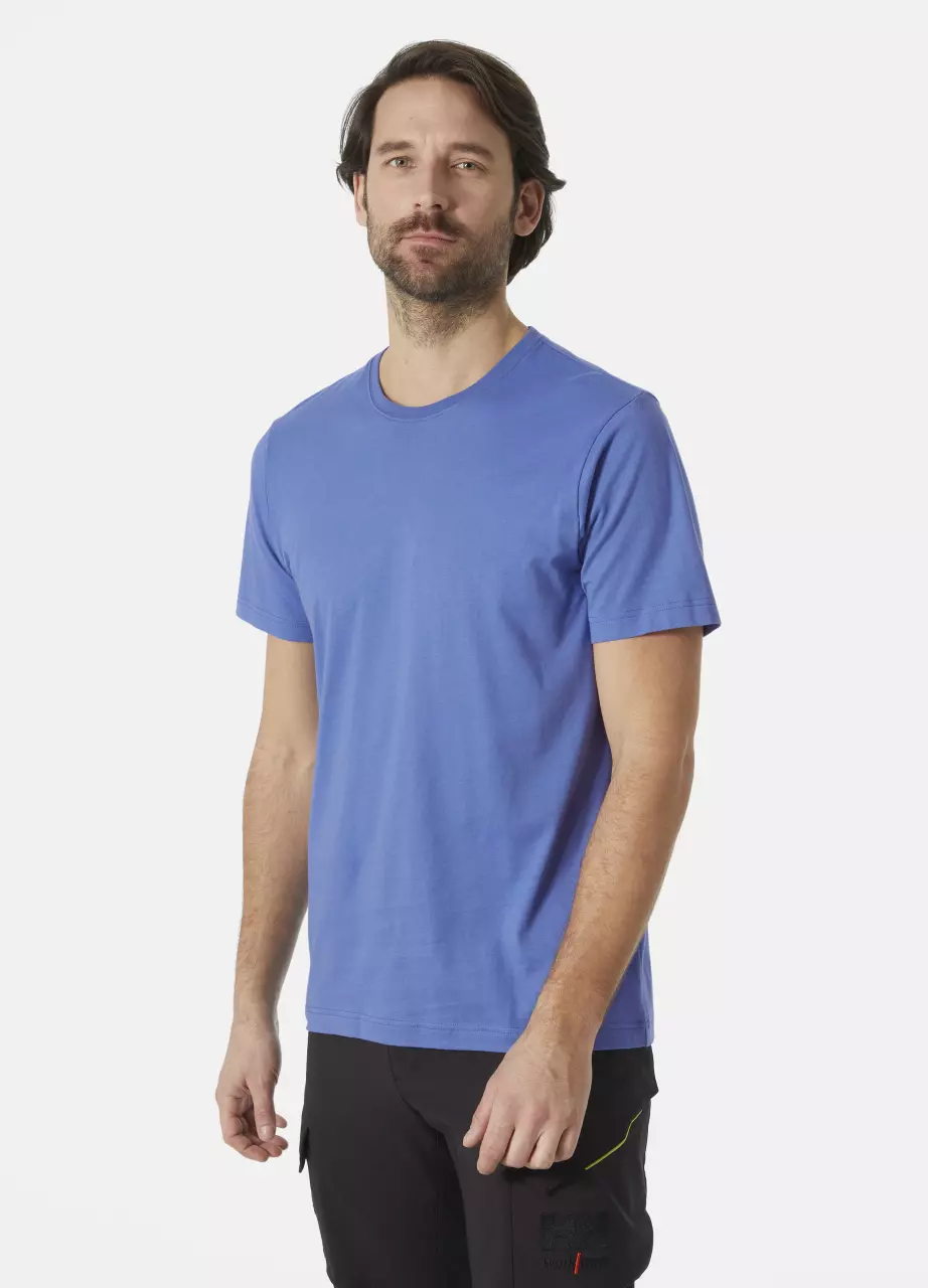 Helly Hansen 79161-558, Classic T-Shirt, Stone Blue, image 4, gallery thumbnail
