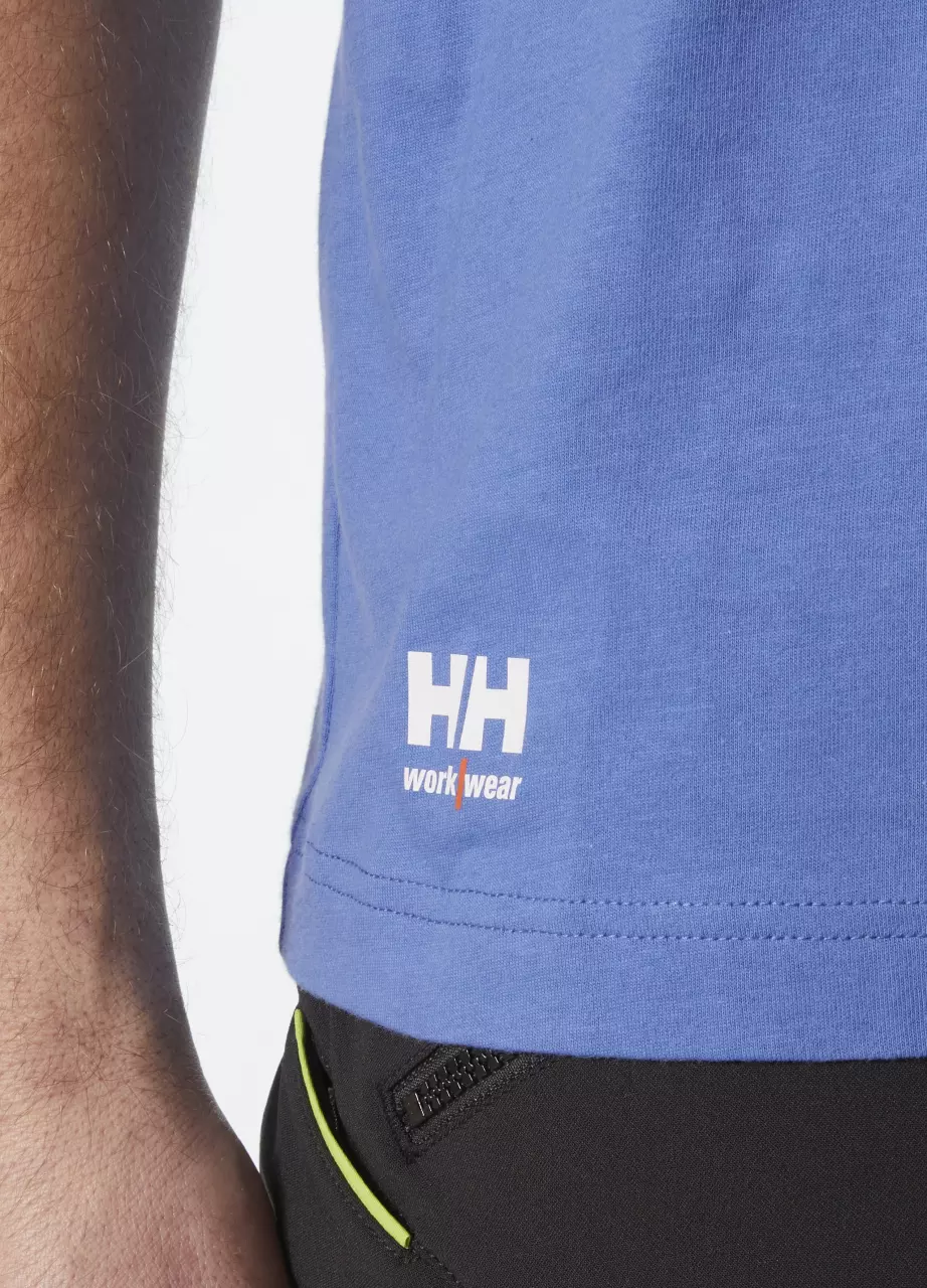 Helly Hansen 79161-558, Classic T-Shirt, Stone Blue, image 3, gallery thumbnail