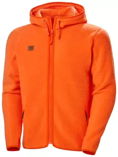 Helly Hansen 72183-290, Heritage Flor-Fleecejacke mit Kapuze, Dunkelorange