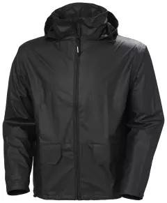 Helly Hansen 70180-990, Voss Regenjacke, Schwarz
