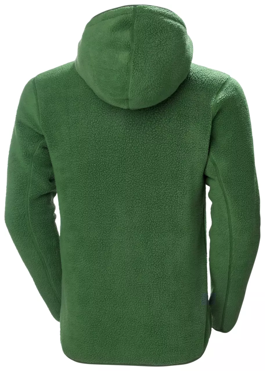 Helly Hansen 72183-460, Heritage Hooded Fleece Jacket, Green, image 2, gallery thumbnail