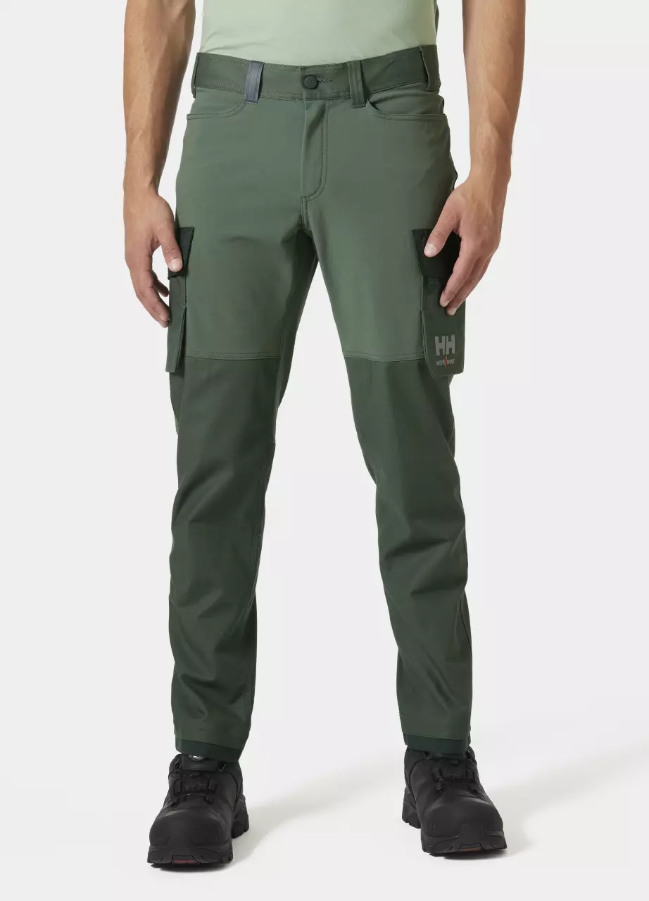 Helly Hansen 77408-474, Oxford 4X Cargo Pants, Spruce, image 7, gallery thumbnail