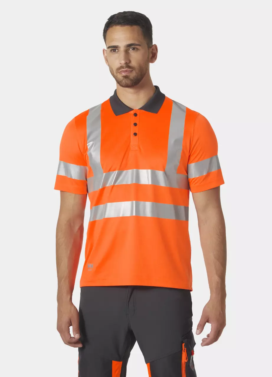 Helly Hansen 79091-260, Addvis Polo, Orange, image 5, gallery thumbnail