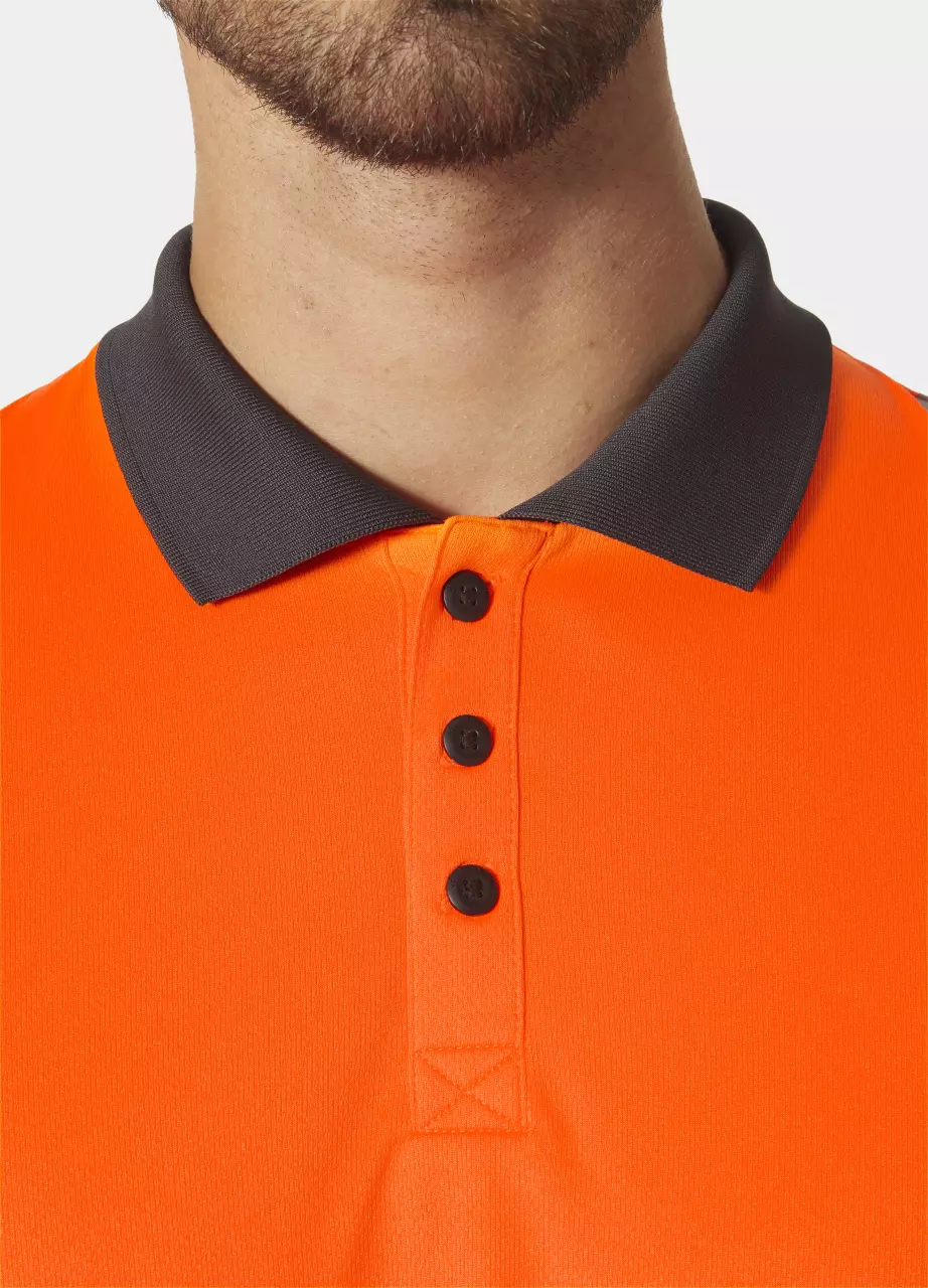Helly Hansen 79091-260, Addvis Polo, Orange, image 3, gallery thumbnail
