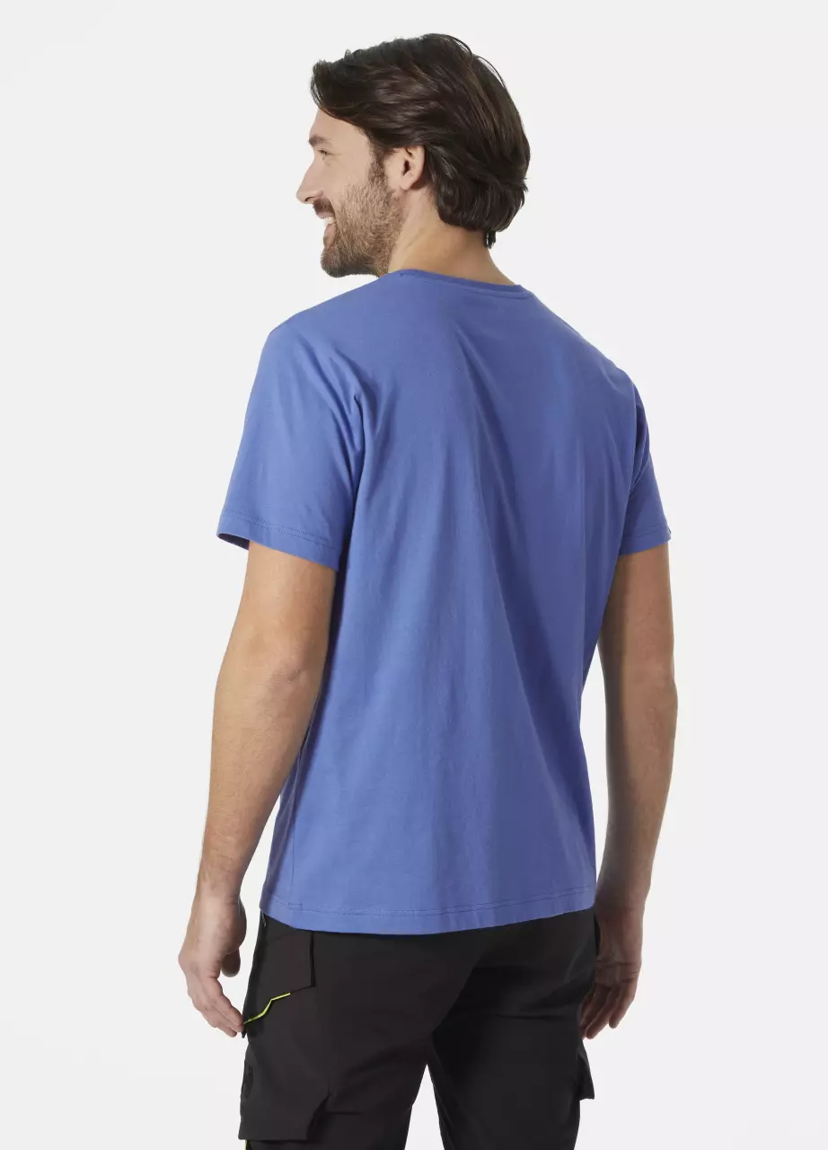 Helly Hansen 79161-558, Classic T-Shirt, Stone Blue, image 5, gallery thumbnail