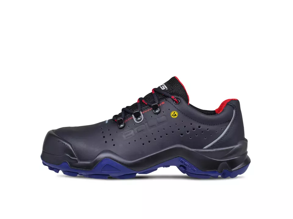 HKS 805128, Bold Alfa 1 NTP low shoe S1P, black/blue, image 2, gallery thumbnail