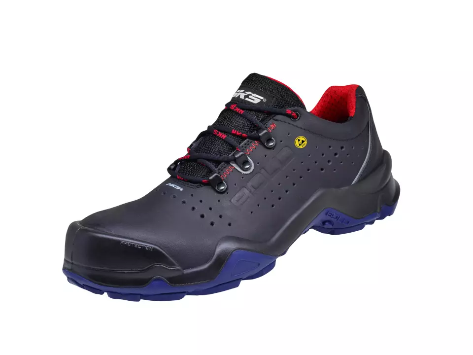 HKS 805128, Bold Alfa 1 NTP low shoe S1P, black/blue, image 3, gallery thumbnail