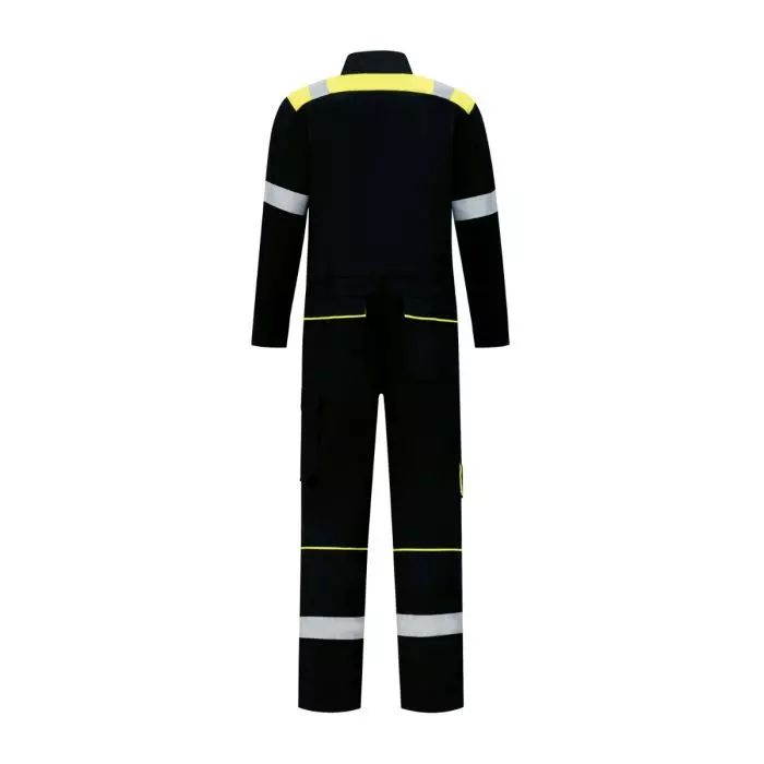 Dapro WGTECHC-BL-HVYE, Globe-Tech Overall, oljesvart/varselgul, image 3, gallery thumbnail