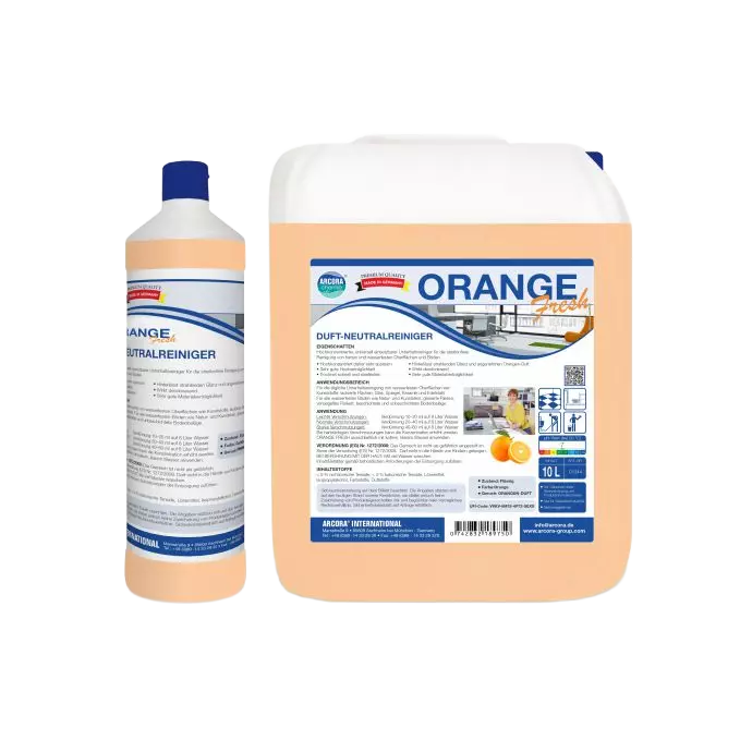 Arcora 1345, Orange Fresh Scented Neutral Cleaner, 1 Liter, image 1, gallery thumbnail