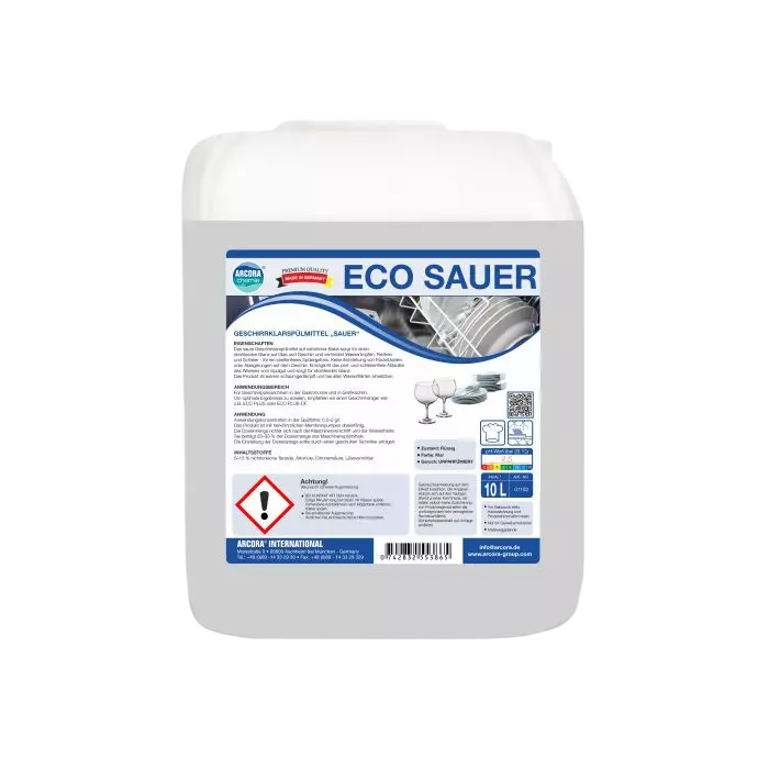 Arcora 1182, Eco Sauer Rinse Aid, 10 Liters, image 1, gallery thumbnail