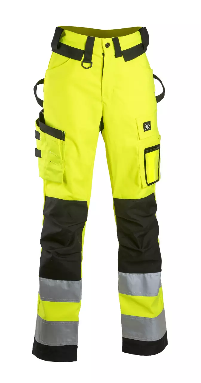 Dimex 6155Y, Women's Hi-Vis stretch Trousers, image 1, gallery thumbnail