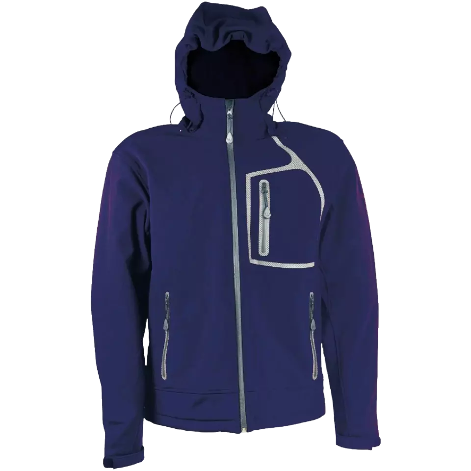 LACUNA 5WILLNYL, GETOUT WILLIAM Softshell Jacket navy, image 1, gallery thumbnail